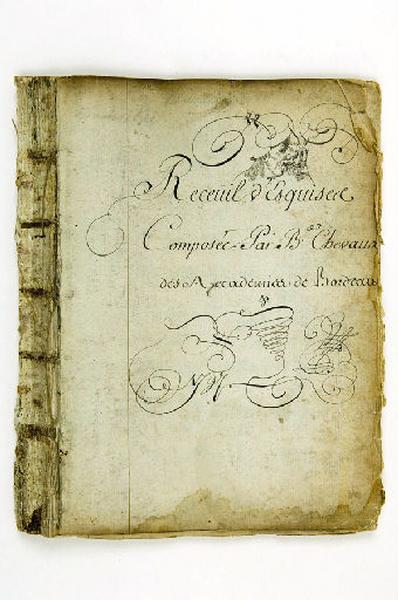 Recueil d'esquisses composée par B. Chevaux des Accademia de Bordeaux (sic), Henri Chevaux, 18e siècle