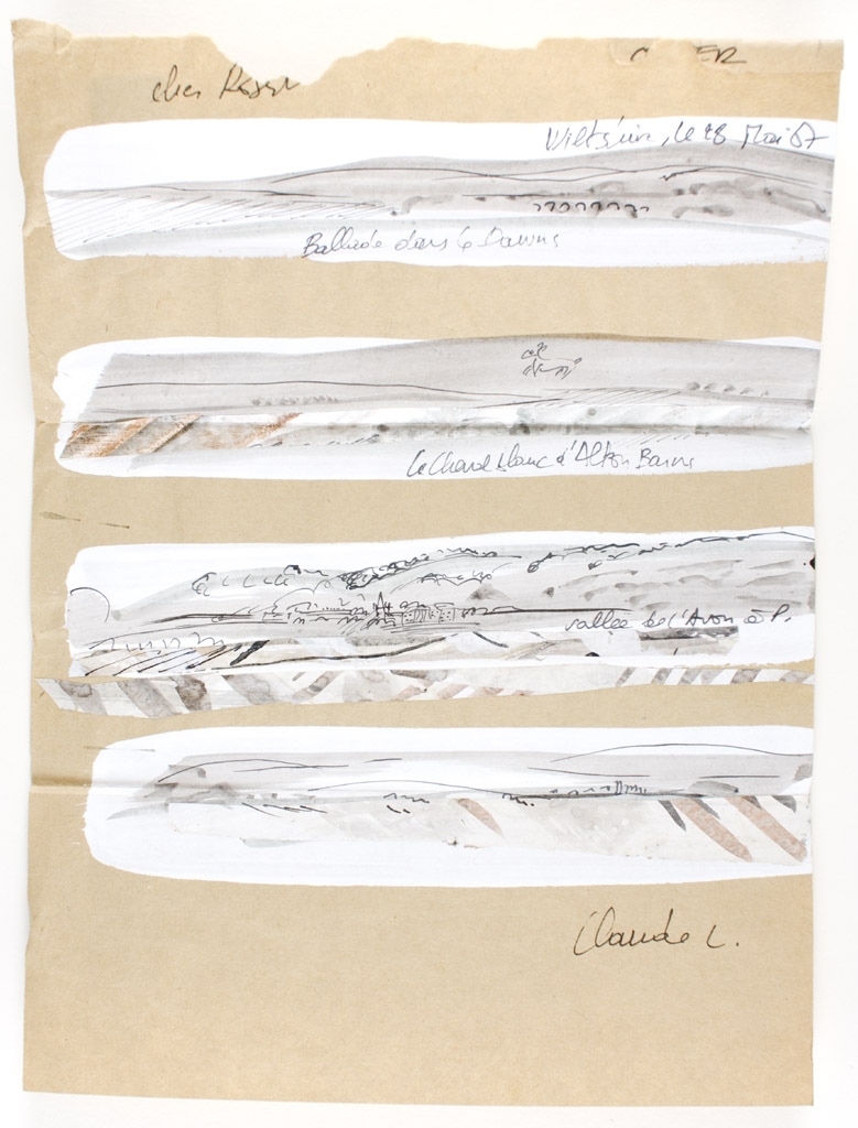 Lettre à Robert Coustet du Wiltshire, Claude Lagoutte, 1987