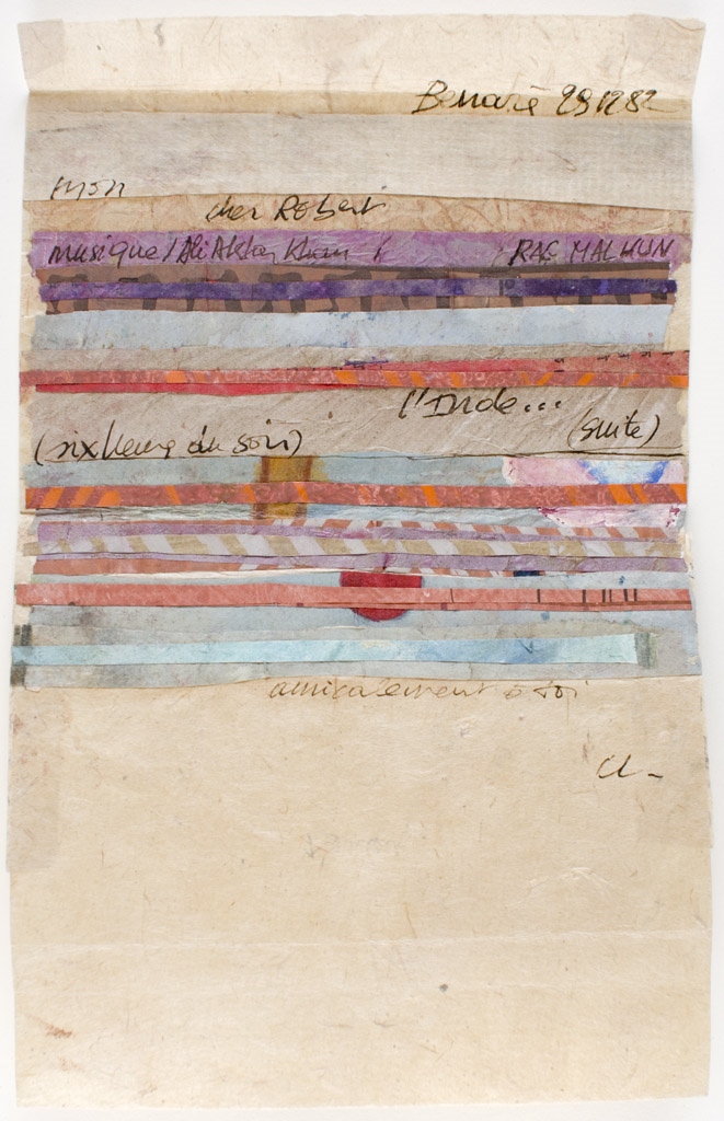 Lettre à Robert Coustet de Bénarès, Claude Lagoutte, 1982