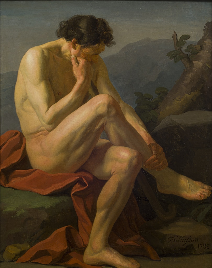 Berger assis, Jean-Joseph Taillasson, 1785