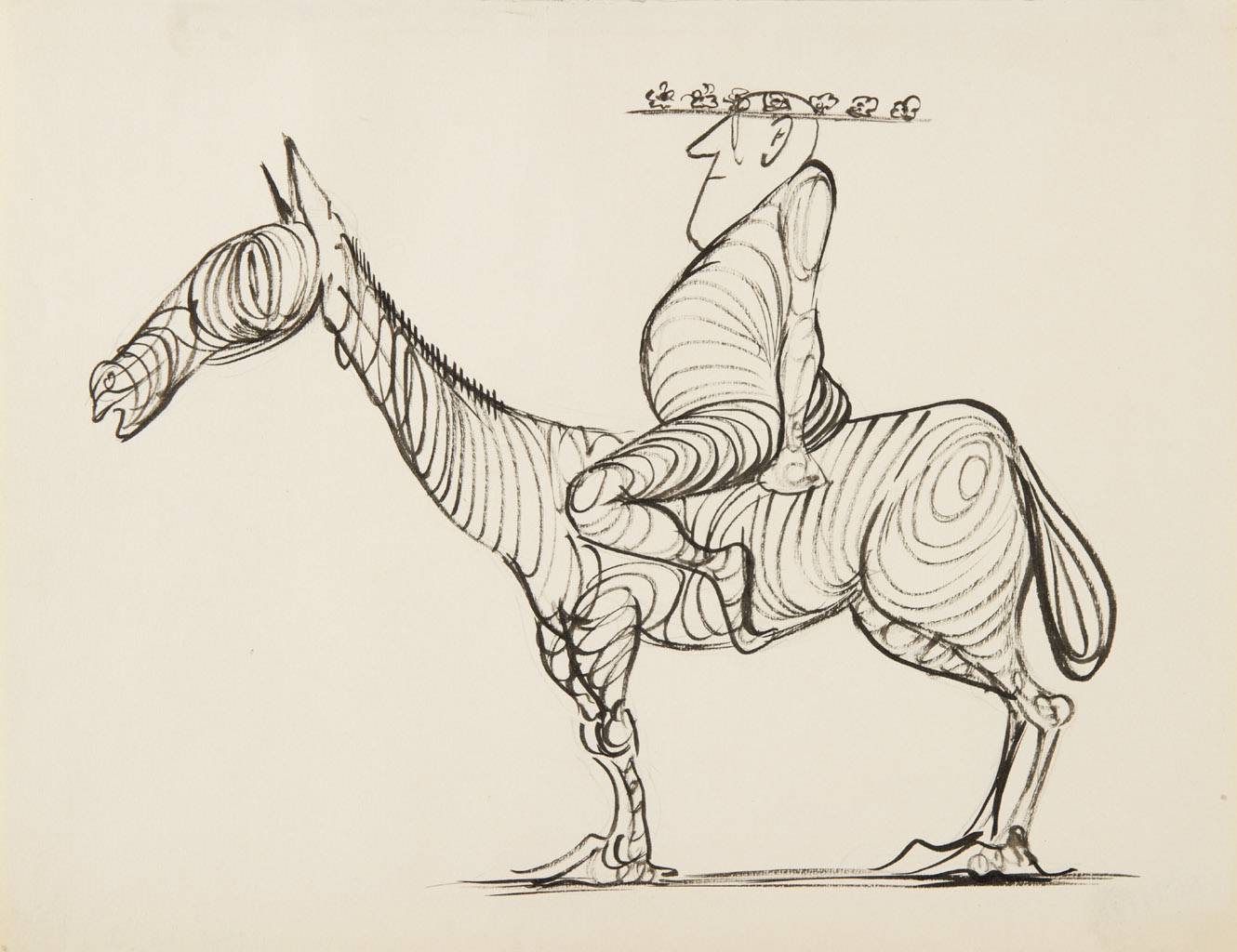 Sans titre ; Don Quichotte ; Sans titre, Chaval, 20e siècle