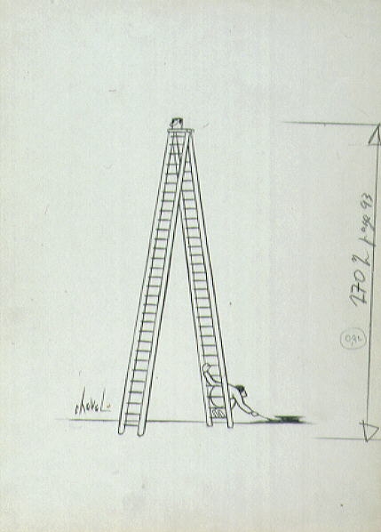 Sans titre ; Peintre en bâtiment, Chaval, 20e siècle
