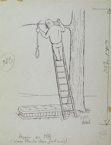 Sans titre ; Pendaison, Chaval, 20e siècle