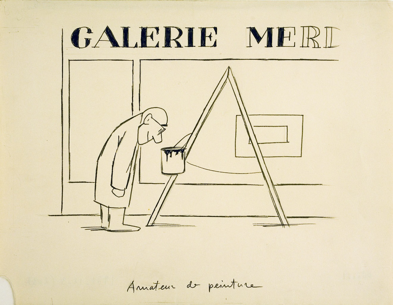 Amateur de peinture, Chaval, 20e siècle
