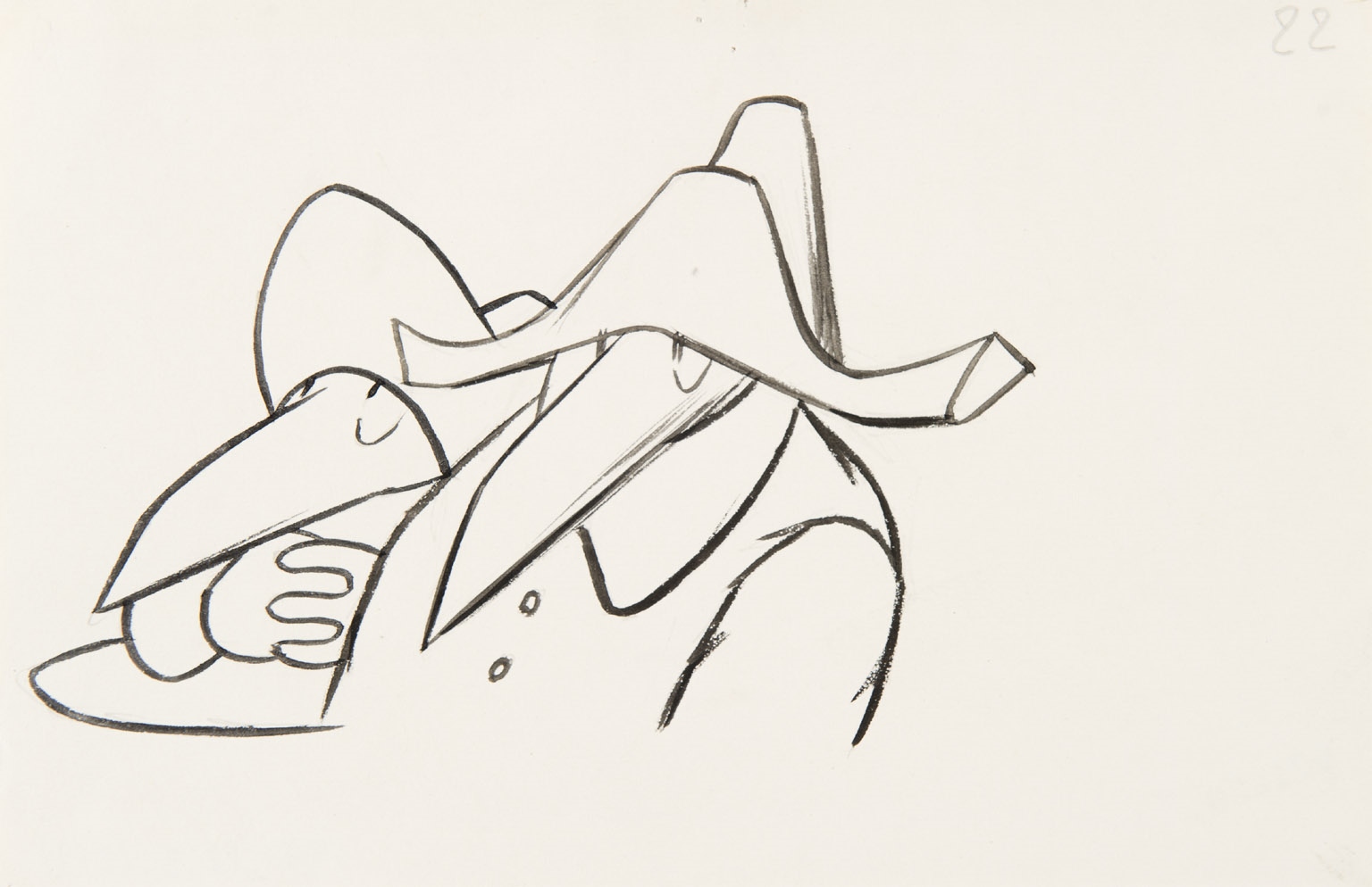 Sans titre ; Têtes d'oiseaux, Chaval, 20e siècle