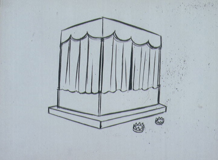Sans titre ; Couche royale, Chaval, 20e siècle