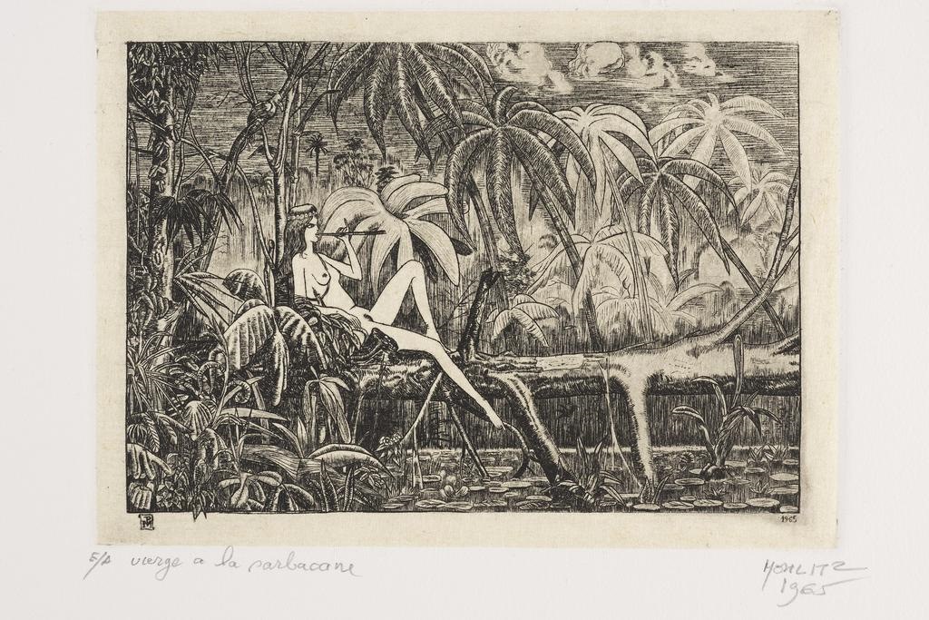 Vierge à la sarbacane, Philippe Mohlitz, 1965