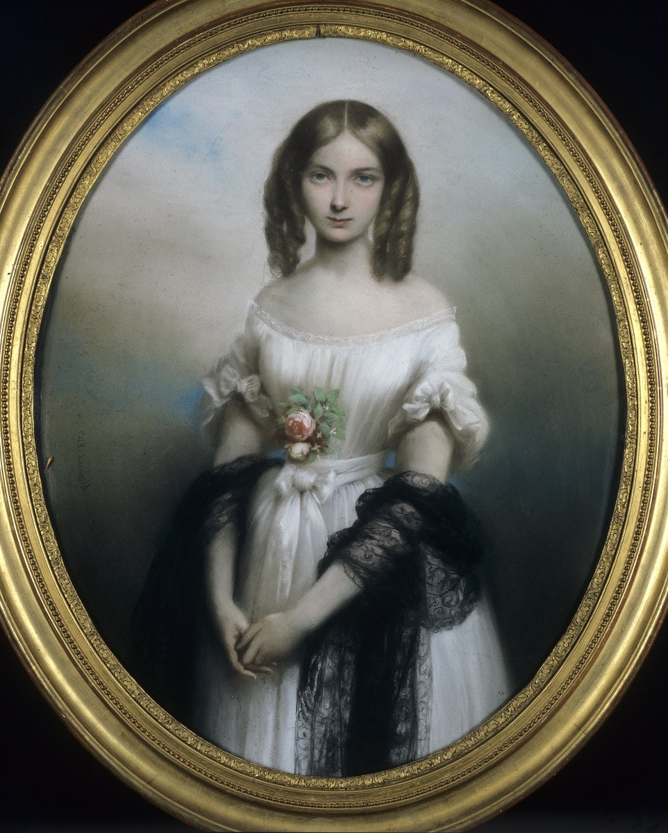 Portrait de Madame Henry Galos, Antonin Marie Moine, 1843
