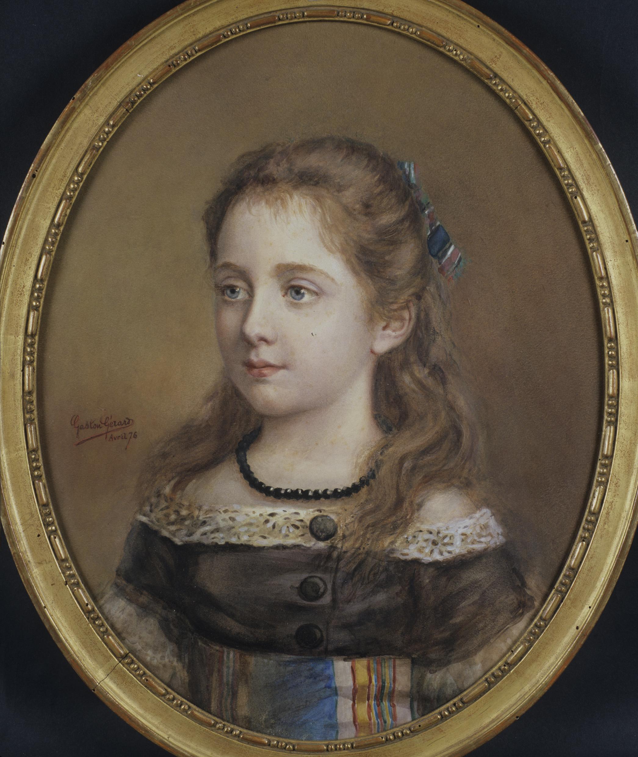 Portrait de la Marquise de Pindray d'Ambelle, Gaston Gerard, Avril 1876