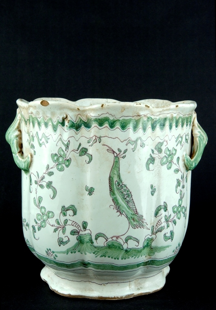 Rafraîchissoir à bouteilles, décor à la chine_0