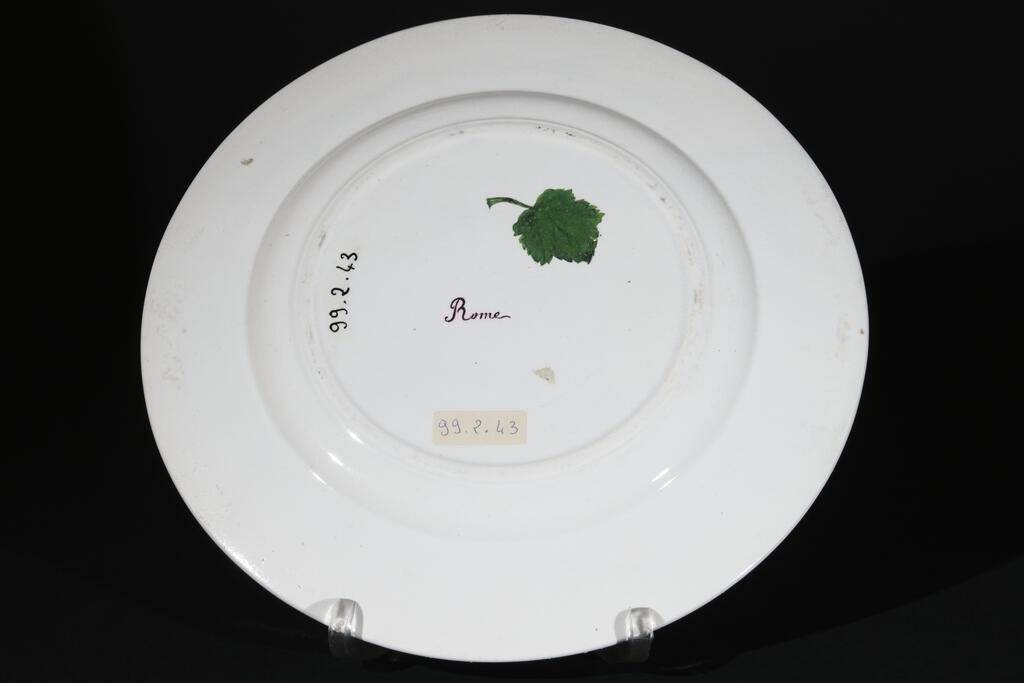 "Rome"  Le Tibre ; Service au Monogramme AL_1