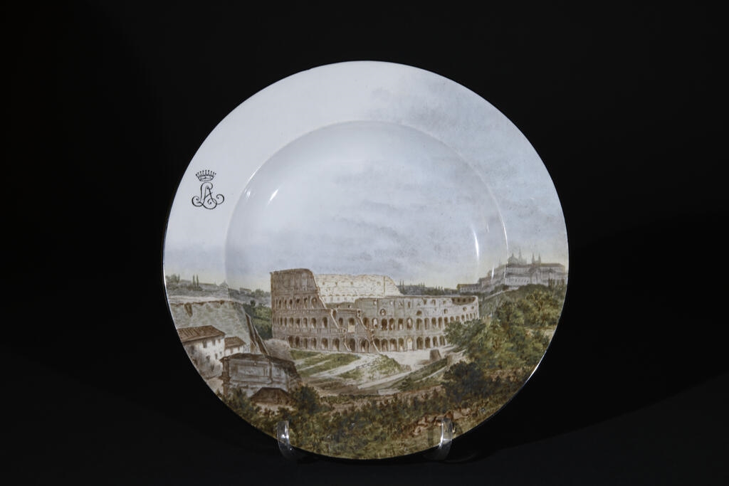 "Rome"/"Le Colysée" sic ; Service au Monogramme AL_0