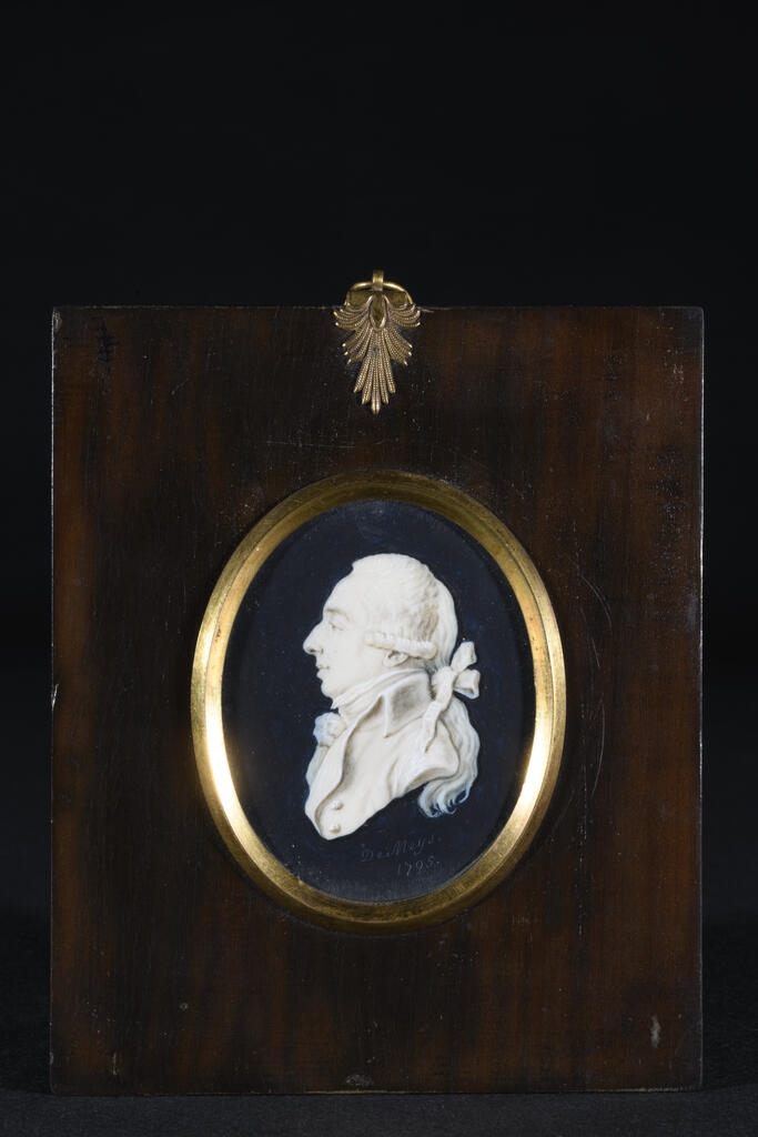 Portrait d'homme coiffé d'un catogan_0