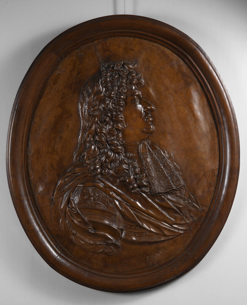 Portrait de profil de Louis XIV, François Girardon, 4ème quart 17ème siècle