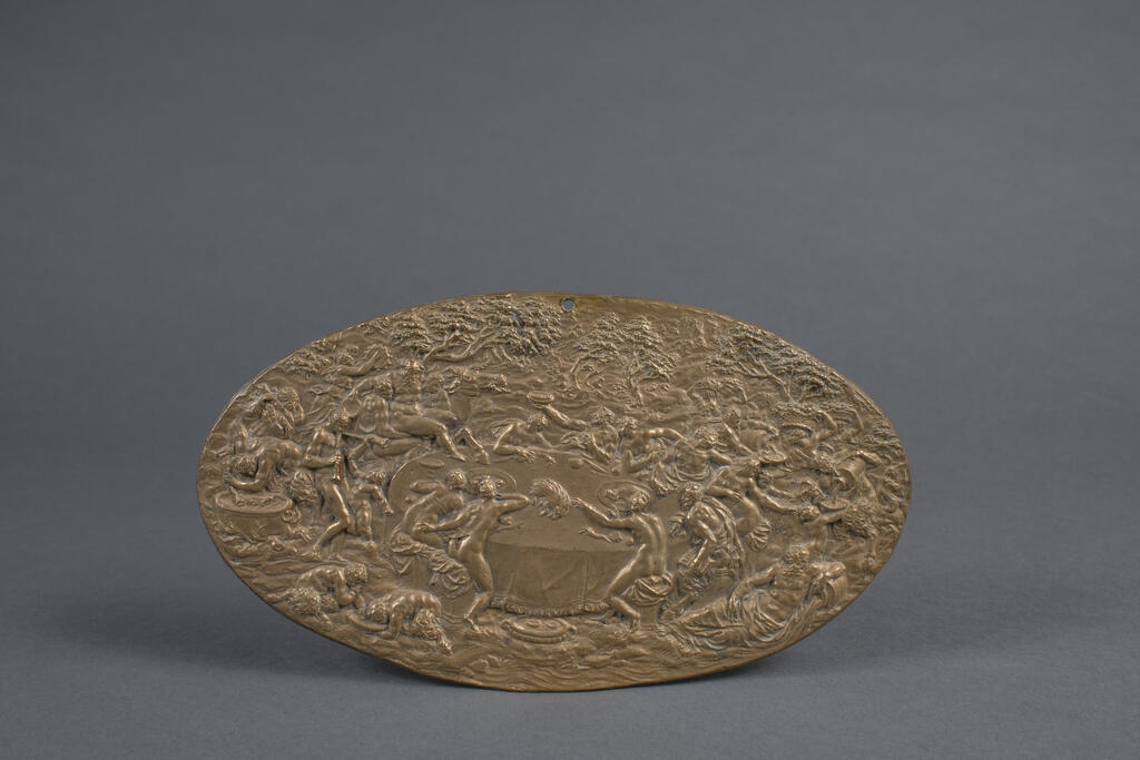 Plaque avec scène de Bacchanales, Guglielmo Della Porta, 2e quart 16e siècle