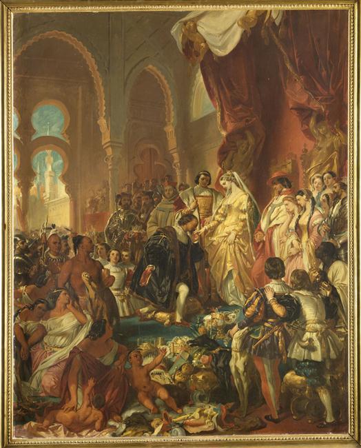 Christophe Colomb à la cour de Ferdinand et Isabelle_0