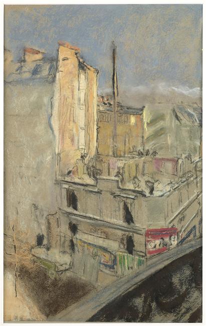 Démolition rue de Calais, Édouard Vuillard, 1927