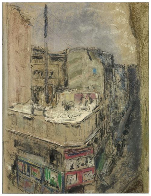 Démolition rue de Calais, Édouard Vuillard, 1927