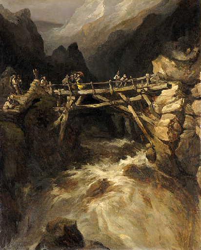 La Passerelle sur le gave_0