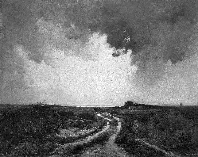 Un étang en Brenne (Berry), Théophile Narcisse Chauvel, 1865