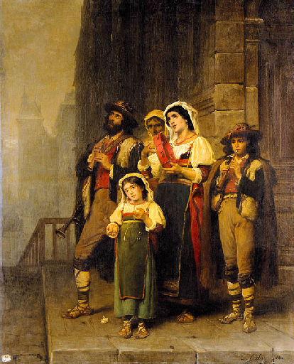 Famille de musiciens ambulants_0