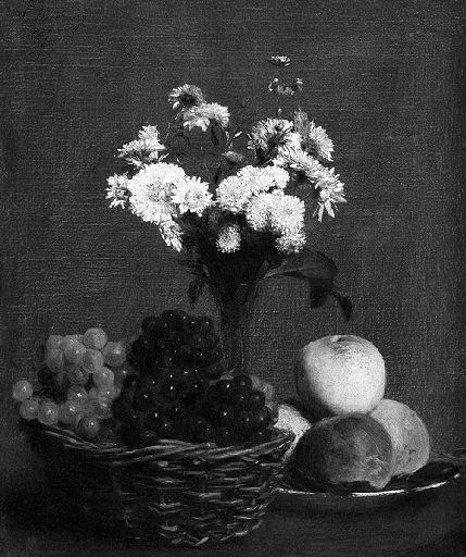 Fleurs et fruits, Victoria Dubourg, 1872