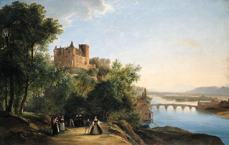 Le Château de Pau vu du parc_0