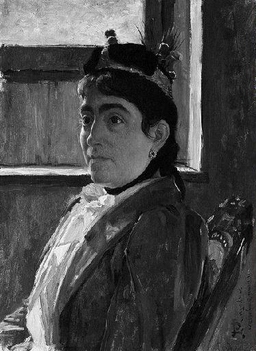 Portrait présumé de Mme Daguerre, Jean-Paul Laurens, 3e quart 19e siècle