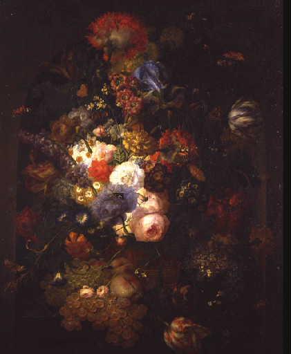 Fleurs et fruits, Jan van Huysum, 1ère moitié 18e siècle