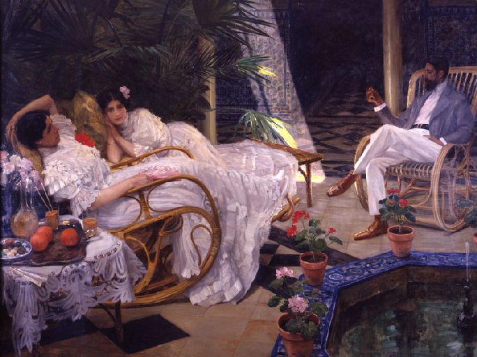 Le Patio, Henri Zo, 1907