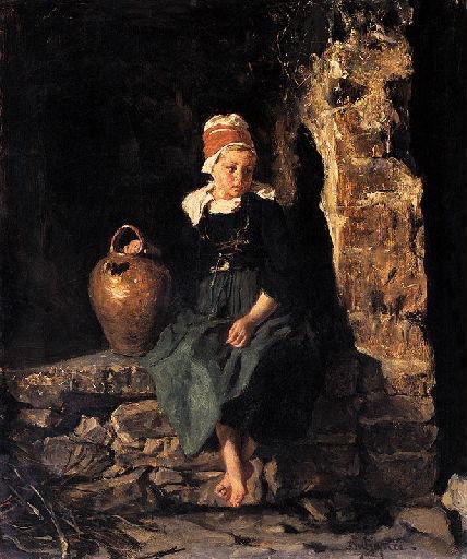 Jeune Bretonne de Bénodet_0