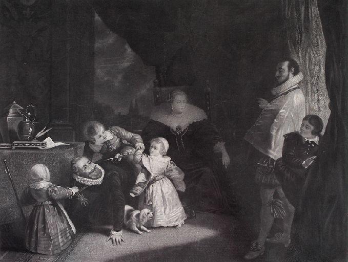 Henri IV jouant avec ses enfants (titre factice)_0