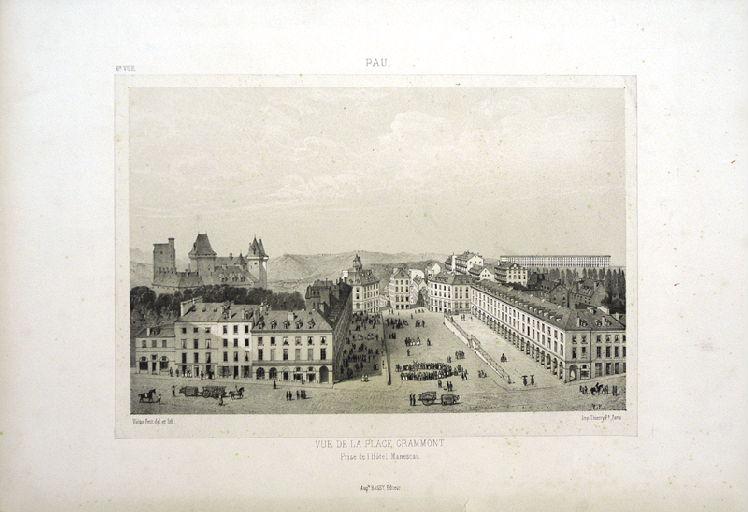 Vue de la Place Grammont prise de l'Hôtel Manescau_0