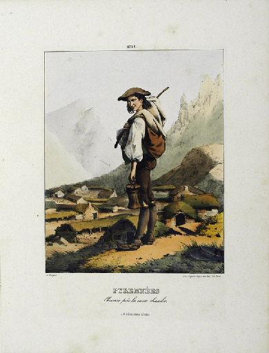 Pyrénées, chevrier près les eaux chaudes_0