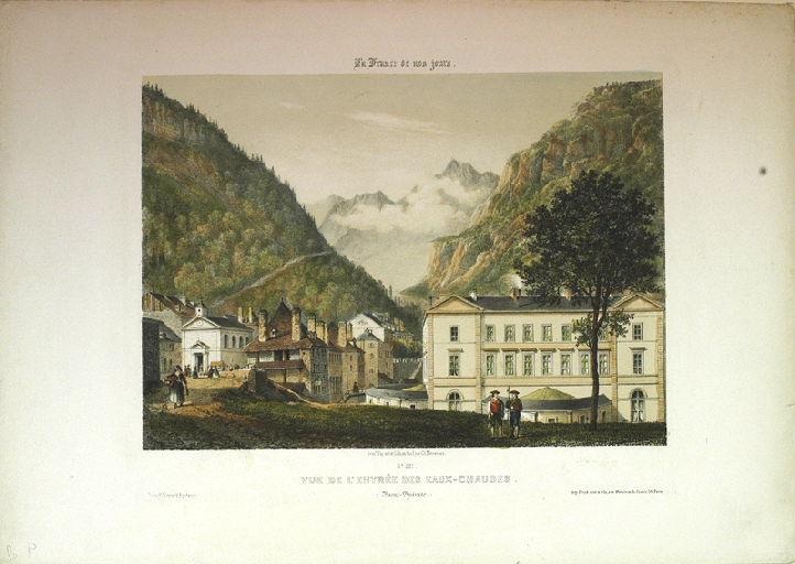 Vue de l'entrée des Eaux-Chaudes_0