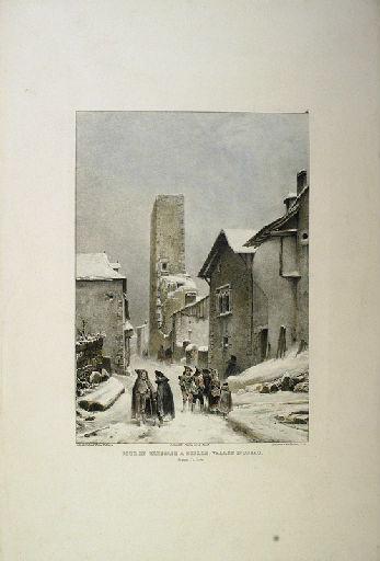 Tour de Trescase à Bielle, vallée d'Ossau, Louis-Julien Jacottet, 1835,1836