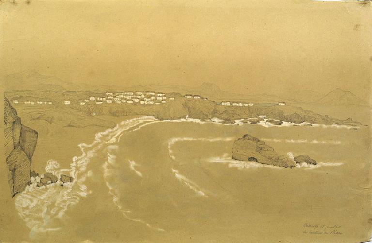 Biarritz : vue des hauteurs du phare_0