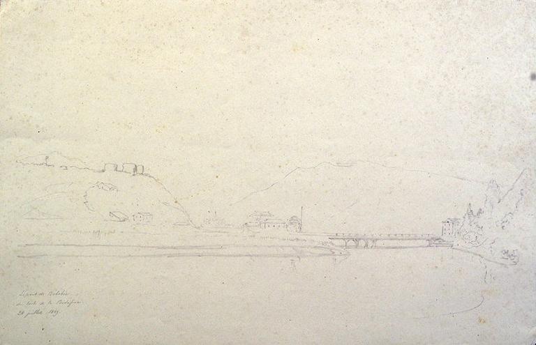 Le Pont de Béhobie, des bords de la Bidassoa_0