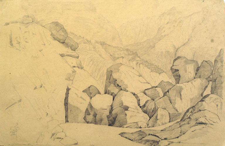 Hautes-Pyrénées : étude de roches (titre factice)_0