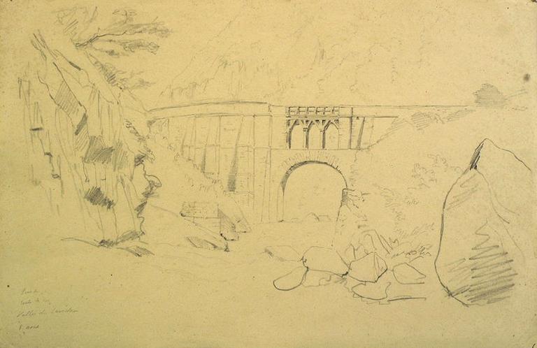 Vallée du Lavedan : pont sur la route de Luz_0