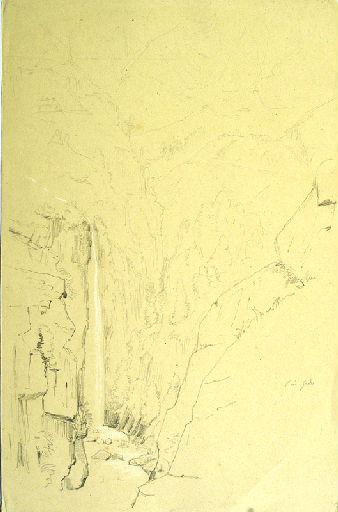 Une cascade aux environs de Gèdre (titre factice)_0