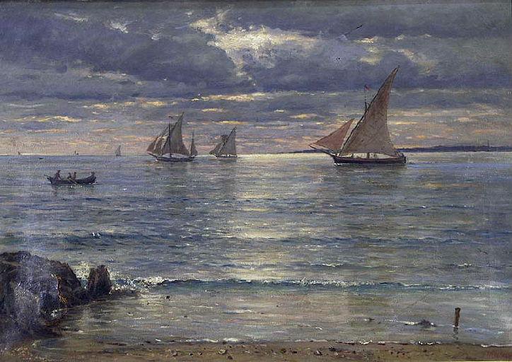 Plage de Pontaillon, Jules Masure, 4e quart 19e siècle, 1er quart 20e siècle
