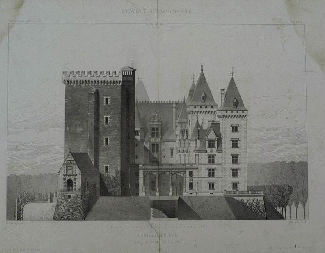 Château de Pau, façade est_0