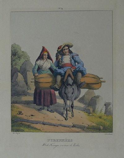 Pyrénées, marchands de Fromages, environ de Tarbes._0