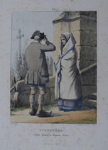 Pyrénées : ancien costume à Bagnère de Luchon._0