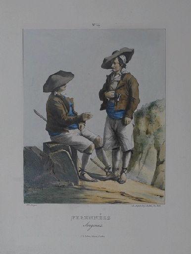 Pyrénées : Aragonais, Auguste Bry, 1834