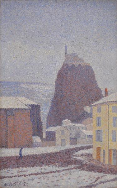 Saint Michel d'Aiguilhe sous la neige, Albert Dubois-Pillet, 1890