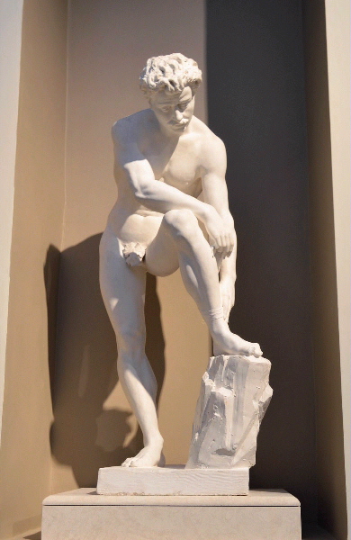 Athlète blessé ou gladiateur blessé, André Besqueut, 1874