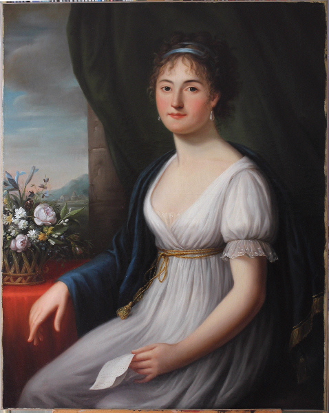 Portrait d'une demoiselle d'Agrain, 1793