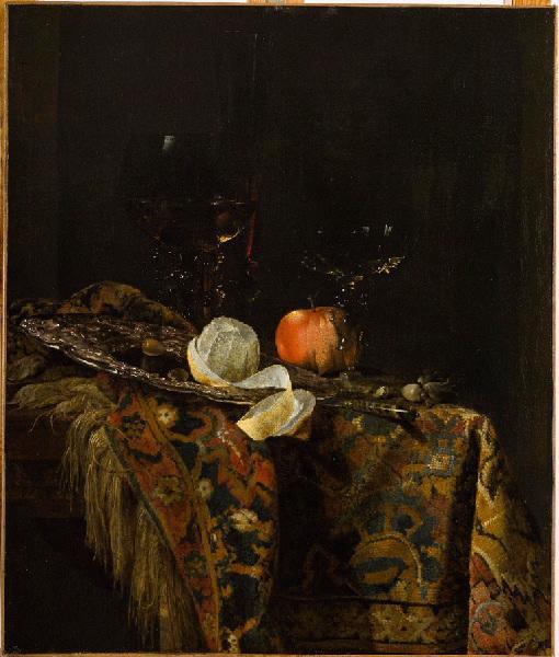 Nature morte au citron, Willem Kalf, 1655